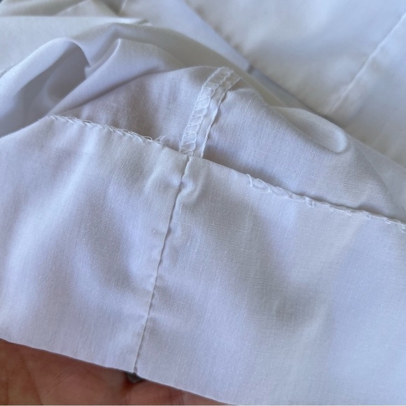 Vintage Polly Flinders White Flower Hand Smocked Dress Heart Buttons Lace 24 Mos - Picture 12 of 12